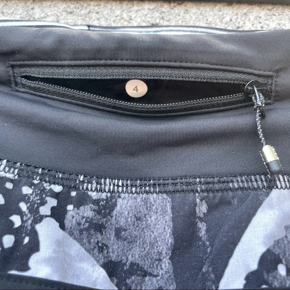 Lululemon Speed Short Static Mist White Black - Picture 6 of 9